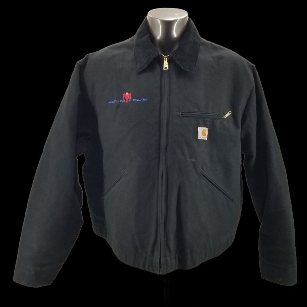 Carhartt J001 BLK Detroit Blanket Lined Jacket 125th Anniversary Mens 2XL